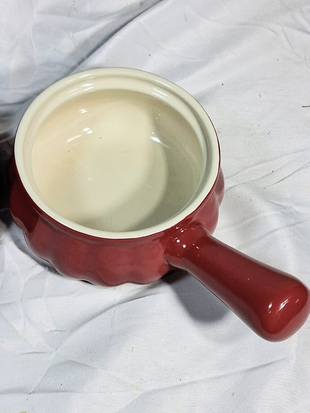 14 Oz.Set Of 2 OvenFresh Stoneware French Onion Soup/Crocks - Picture 6 of 9